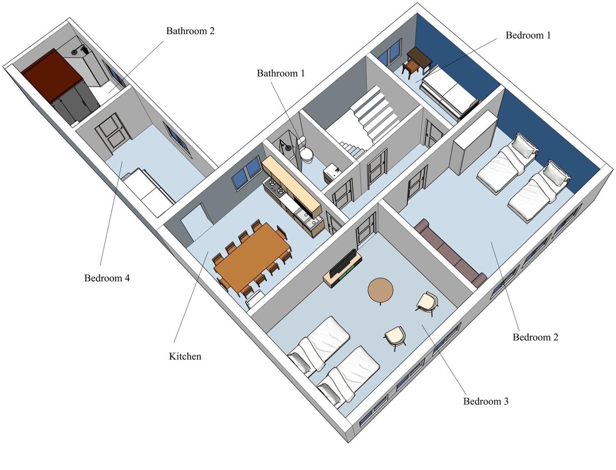 Huge Apartment With Sauna And Free Parking Duisburg Ngoại thất bức ảnh